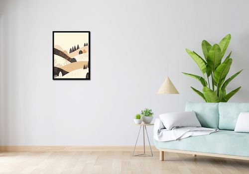 Plakat 50x65cm Jesień w Wzgórzach na Arena.pl