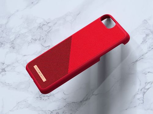 Nordic Elements Saeson Freja - Materiałowe etui iPhone 8 Plus / 7 Plus / 6s Plus / 6 Plus (Red) na Arena.pl