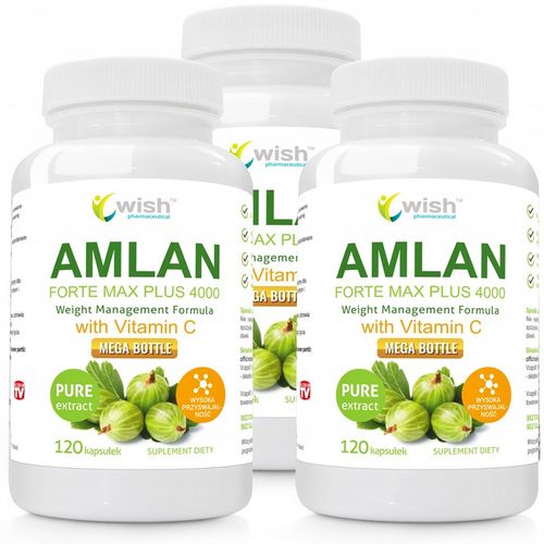 Amlan Forte Max Plus 4000mg Agrest Indyjski 3x120k na Arena.pl