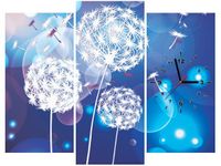 90CM 70 ZEGAR 3 ELEM DMUCHAWCE ABSTRAKCYJNYM TLE SCIENNY DRUK