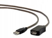 Przedłużacz USB Gembird 5m Czarny, Stabilne Połączenie