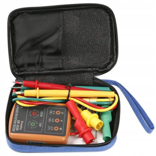 Miernik tester kolejności faz rotacji fazomierz 3-Fazowy AC SM852B 60V~600V na Arena.pl