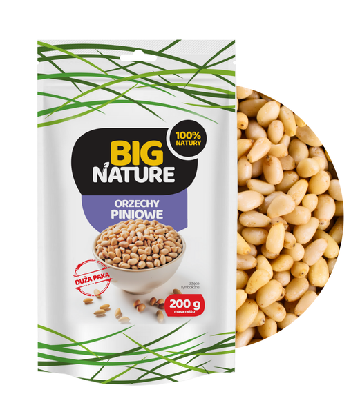 Orzechy piniowe 200g - BIG NATURE zdjęcie 1