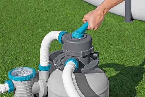 Pompa Piaskowa Filtr do Basenu 8327 l/h Bestway 58499 adapter i węże na Arena.pl
