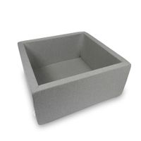 Suchy basen 90x90x40cm szary bez piłek