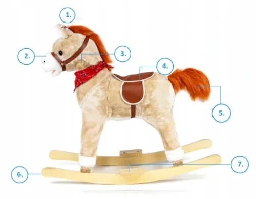 KOŃ na biegunach ŚPIEWAJĄCY, interaktywny KONIK na Arena.pl