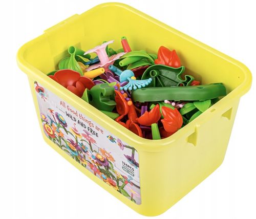 KLOCKI KONSTRUKCYJNE BUKIET KWIATÓW Kwiaty Zestaw do ułożenia 135 Elementów na Arena.pl