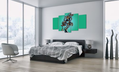 Obraz Na Płótnie - Robot Myślenie - 160X85 Cm - Ea160X85-3194 na Arena.pl