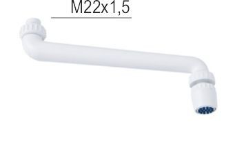 Wylewka Dafi z perlatorem - biała zdjęcie 2