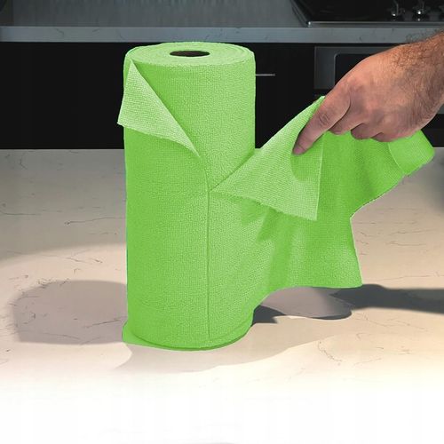 RĘCZNIKI Z MIKROFIBRY W ROLCE 30x30cm SZMATKI ŚCIERKI MIKROFIBRA 50szt. na Arena.pl