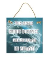 Tam gdzie warto dotrzeć Biały– Obraz – Tabliczka motywacyjna 22×22