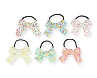 Gumki kokardki łączka 6 sztuk