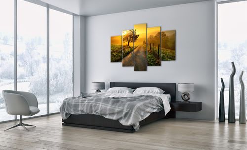 Obraz Na Płótnie - Droga Pole Łąka - 150X100 Cm - Ea150X100-3851 na Arena.pl