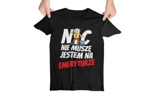 Prezent dla EMERYTA Emerytura KOSZULKA Pomysł na Arena.pl