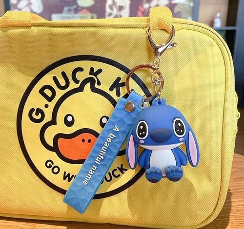 Brelok Miś Do Kluczy Torebki Angel Stitch Pink na Arena.pl