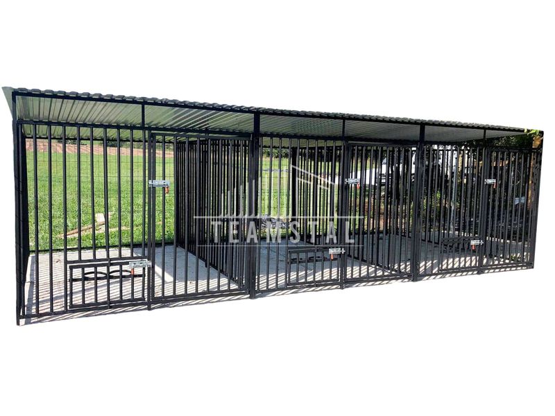 Kojec dla Psa 3w1 6x2m Klatka XXL 3 stanowiska TS657 zdjęcie 1