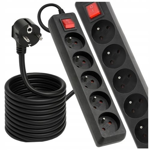 Przedłużacz Listwa Zasilająca 5 Gniazd 10m 3000W 3*1,5mm2 Z na Arena.pl