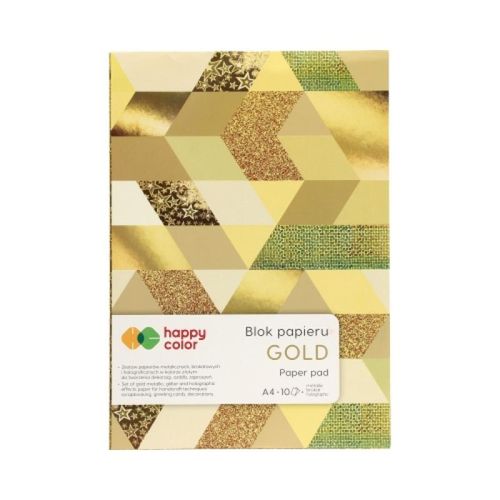 BLOK PAPIERU A4 10K HAPPY COLOR GOLD 5905130037160 na Arena.pl