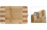 Deska do krojenia drewniana bambusowa 26x17x1,8 cm