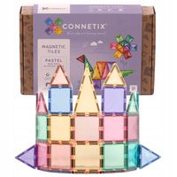 Connetix: klocki magnetyczne Pastel Mini Pack 32 el