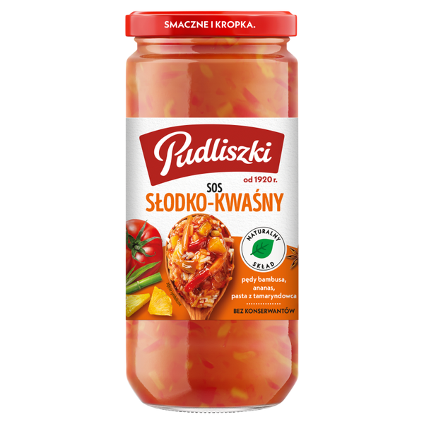 Pudliszki Sos słodko-kwaśny 480 g zdjęcie 2