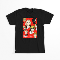 Koszulka Czarna Tokyo Revengers WYBIERZ KOLOR KOSZULKI I FASON Męska XL