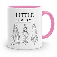 Kubek Różowy Prezent Dla Córki Little Lady Z Nadrukiem Ze Zdjęciem