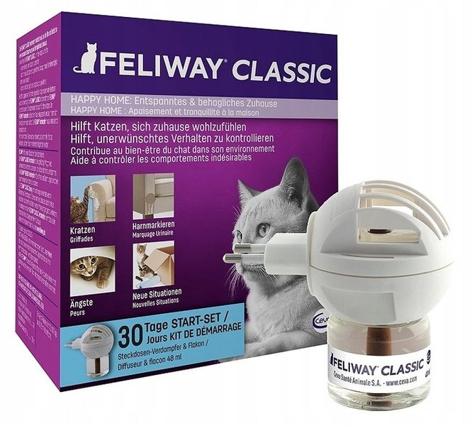Feliway Classic komplet dyfuzor+wkład 48 ml zdjęcie 3