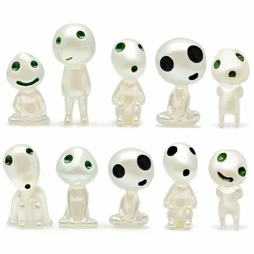 Świecące Figurki drzewnych elfów 10 szt dekoracja zdjęcie 2