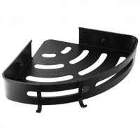 Półka łazienkowa narożna wisząca nierdzewna