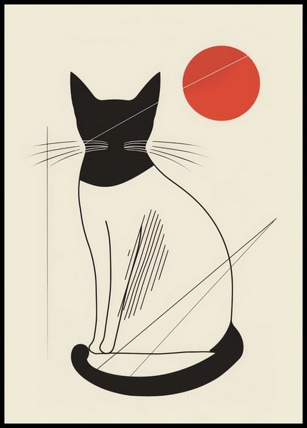 Plakat 67,5x95cm Czerwony Krąg zdjęcie 2