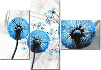 100CM 80 OBRAZ 3 ELEM DMUCHAWCE BŁĘKICIE ŚCIENNY