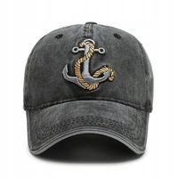 CZAPKA Z DASZKIEM Kotwica WĘDKARSKA HAFT Uniwersalna