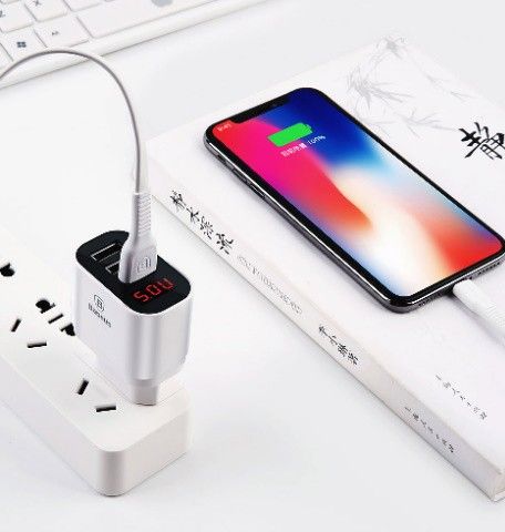 ŁADOWARKA SIECIOWA BASEUS MIRROR TRAVEL 3xUSB na Arena.pl