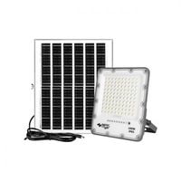 NAŚWIETLACZ LED SOLARNY 100W IP65 Z CZUJNIKIEM ZMIERZCHU ALUMINIUM