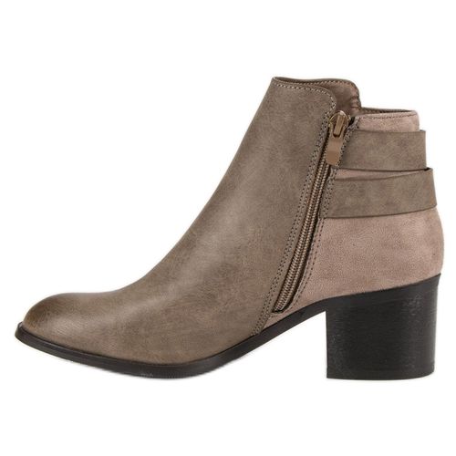 Stylowe Brązowe Botki r.41 na Arena.pl