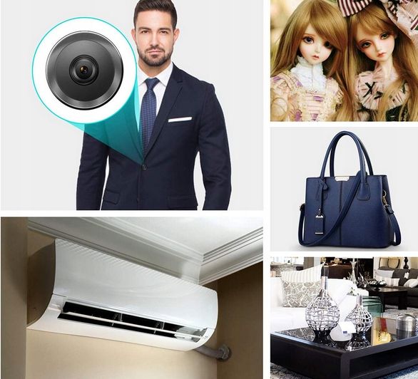 MINI KAMERA SZPIEGOWSKA ELASTYCZNA WIFI JAK GUZIK APLIKACJA DETEKCJA RUCHU zdjęcie 2