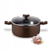GARNEK Indukcja CERAMICZNY Gaz SOLIDNY POKRYWKA Konighoffer Reno 7 l 28cm