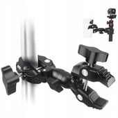 Podwójny Uchwyt Zacisk do Aparatu CRAB CLAMP DOUBLE ARM Imadło Metalowy
