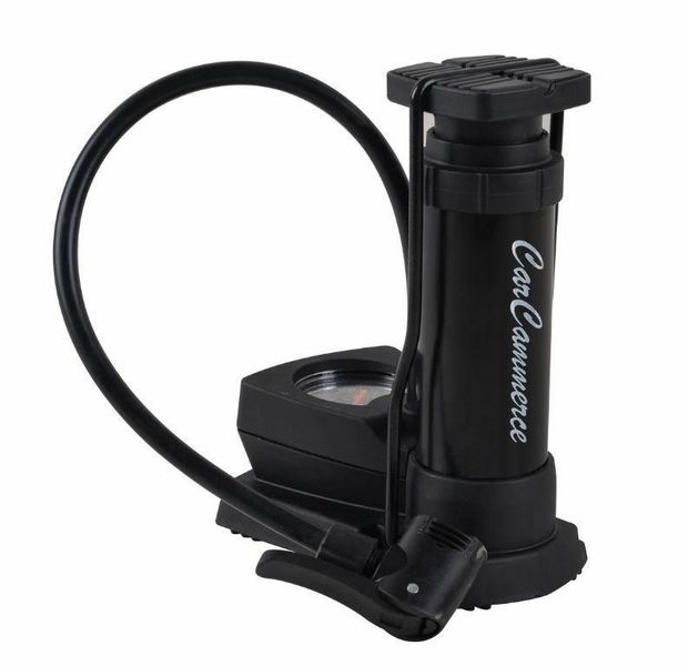 Pompka do roweru nożna z manometrem "Berta" zdjęcie 1