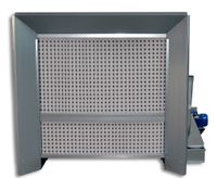 Ściana lakiernicza 1,5 kW filtr karton 4000 m3/h sucha przeciwwybuchowa