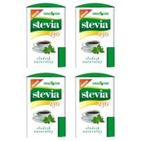 Zielony listek Stevia Słodzik 250 tabletek13,8 g  x 4 sztuk