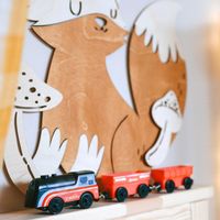 DLA DZIECI  LOKOMOTYWA ELEKTRYCZNA WAGONY