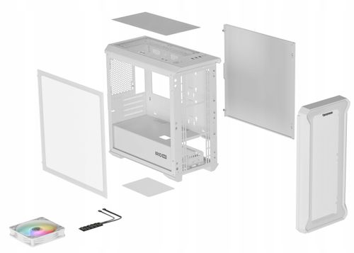 Obudowa Genesis IRID 503 ARGB Lite White na Arena.pl