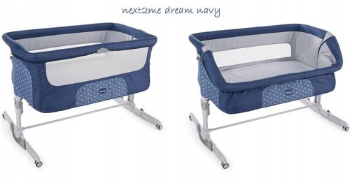Łóżeczko Chicco Next2Me Dream Navy na Arena.pl