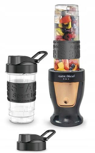BLENDER KIELICHOWY DO KOKTAJLI SMOOTHIE BUTELKI SIEKANIE MIELENIE BLEND&GO na Arena.pl