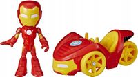 MARVEL SPIDEY I SUPER-KUMPLE FIGURKA IRON MAN Z POJAZDEM F3922