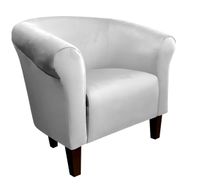 Fotel Milo nogi venge jasny szary MG39