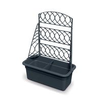 zestaw domnicy z pergolą bloma - antracyt - pp-dblo600 a