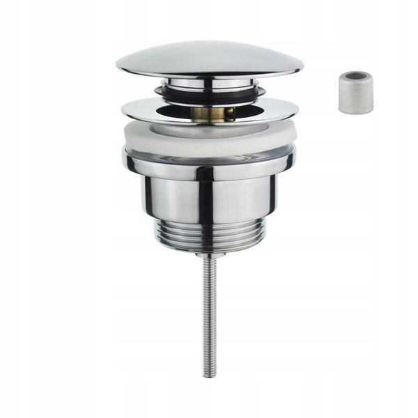 Korek spust do umywalki klik klak chrom 5/4'' zdjęcie 1